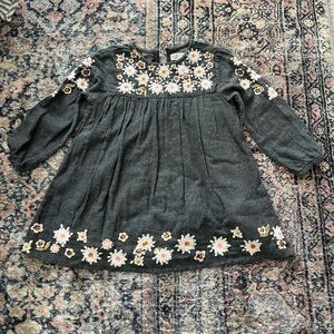 Zara toddler girls embroidered dress 2/3